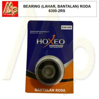 6300-2RS / HOXEO / Bearing (Lahar Roda) (Bantalan) (Deep Groove Ball Bearing) - MJB