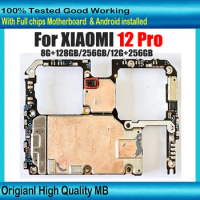 Original Unlocked Motherboard For Xiaomi 12 Pro 12Pro Mainboard Global Version Full Working Logic Circuit Plate For MI 12 Pro