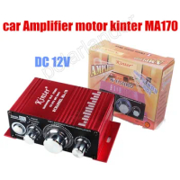 2 Channel Motorcycle 12V 20WX2 Car Auto Vehicle Audio Power Amplifier Handover Hi-Fi Audio CD DVD MP3 Input MA170