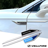 2pcs car accessory Side Doors Blade car stickers car accessories interiors for toyota alphard vellfire