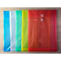 Map Plastik Envelope/ Map Dokumen Tali Folio Warna Biru