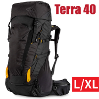 TNF TERRA 40L 專業網狀透氣減震登山健行背包(L/XL)_黑 N