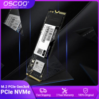 OSCOO PCIE SSD Hard Drives NVMe M.2 2280 Gen3.0x4 Internal Solid State Drive 128GB 256GB 512GB 1TB For Ultrabook Laptop