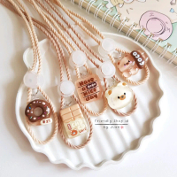 STRAP MASKER ANAK PEREMPUAN LAKI- LAKI DEWASA 2IN1 CHOCO AC / KALUNG MASKER TALI