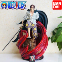 36cm Anime One Piece Red Hair Shanks Figure Gk Four Emperors Scene Manga Statue Pvc Action Figure Collectible Decoration Model