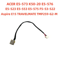 DC Power Jack with cable For Acer Aspire E15 TRAVELMATE TMP259-G2-M TMP259-G2-MG laptop DC-IN Charging Flex Cable