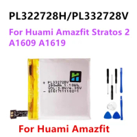 Original New PL322728H PL332728V Battery For Huami Amazfit Stratos 2 A1609 A1619 / Stratos 3 A1929 A1928 Smart Watch Battery