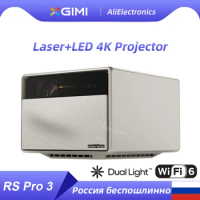New XGIMI 4K Projector Dual Light Laser+LED 3840×2160 DLP 3D Beamer Video Home Theater Cinema RS Pro 3