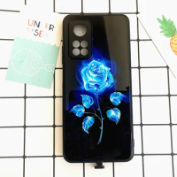 Rose Led Flash Call Light Phone Case For Xiaomi Redmi Note 12 9 8 Pro Mi 13 Ultra Mi 11 12 Pro Mi 11 Lite Luminous Mobile Coque