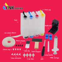 INKARENA Ciss Ink Kits Replacement For HP 302 302 XL Deskjet 2130 1112 3630 3632 Officejet 4650 4652 4655 ENVY 4516 4520 Printer