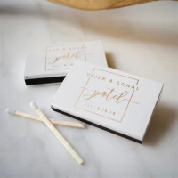 Personalized Wedding Matchbox Favors, Custom Printed Matches, Monogrammed Matchbook, Gold Foil Sparkler Send Off Matches, Cigar