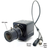 960H อนาล็อก700L CCD Effio กล่องกล้องขนาดเล็กหรือ700L CMOS ที่มี CS เลนส์2.8-12มิลลิเมตรทีวีกล้องรักษาความปลอดภัยกล้องวงจรปิด