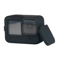 For gopro hero 9 10 11 black accessories case Protective Soft Standard Housing Rubber Silicone Shell Protector For go pro Hero9