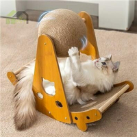 ┋▲貓抓板耐磨不掉屑貓咪立式劍麻球貓爪板貓窩一體磨爪器防貓抓沙發