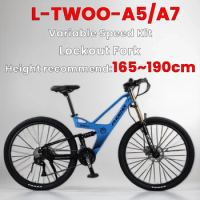 27.5inch Magnesium alloy frame Mountain bike 27/30speed off-road Bicycle MTB bike Double brake Full suspension aldult student