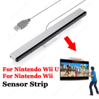 Sensor Bar Replacement USBWired Motion Sensor Bar For Nintendo Wii/ Wii U Console Signal Receiver For Wii/ Wii U Sensor Strip
