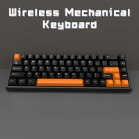 MIFUNY Bluetooth Wireless Keyboard Tri-mode Hot-swappable Professional Gaming Keyboard RGB Backlit Wired Mechanical Keyboard