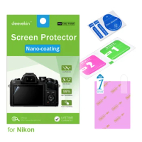 Deerekin HD Nano-coating Screen Protector for Nikon 1 J5 J4 V3 J3 J2 V2 Coolpix B700 P900 P900S P610 P610S P600 S9900 P7800 P530