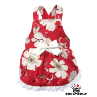 [เก็บเงินปลายทาง] Pet Clothes -Doggydolly Fashion Clothes Pet Clothes Dog and Cat Clothes Red Overal