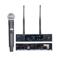 qlxd4 high-quality true diversity UHF professional wireless microphone system stage performance wireless microphone