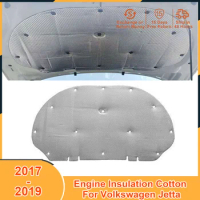2017-2019 Heat Sound Insulation Cotton Pad for VW Volkswagen Jetta 2017 2018 2019 Accessories Car Soundproof Firewall Mat Cover