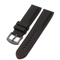 New Silicone Sports watchBand for Oris Seiko Citizen WatchBand 18mm 20mm 22mm 24mm Silicone Tropic Strap men Smart Watch Strap