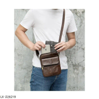 Túi đeo chéo nhỏ nam da bò thật BHM7350Túi Xách Xịn