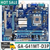 Original GA-G41MT-D3P Motherboard LGA 775 DDR3 8GB Desktop Mainboard For Core 2 DDR3 100% tested