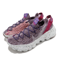 Nike 休閒鞋 Space Hippie 04 運動 女鞋 再生材質 環保理念 球鞋穿搭 襪套 紫 粉 CD3476500