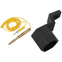 1Pcs Car Electric Pen Electric Test Pen Car Electric Pen &amp; 1Pcs 50Mm Hex Crankshaft Crank Pulley Wrench Socket Tool