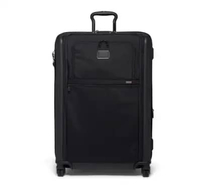 TUMI Alpha Hybrid Medium Trip Expandable 4 Wheeled Packing Case - Koper 108L - Black