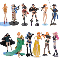 One Piece Anime Figure Nami Boa Hancock Robin Reiju Vivi Bonney Girls PVC Action Model Toys Best Birthday Christmas Gifts