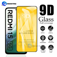 9D Full Coverage Temperd Glass Film For Xiaomi Redmi 15, 15C, A5, 14C, A4, A3 Pro, A3x, 13, 13C, Not