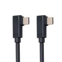 CYDZ USB-C Type-C to Type-C Cable Gen2 10Gbps 65W Dual 90 Degree Left Right Angled Type
