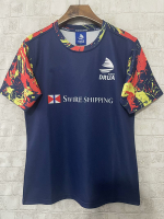 2025 Fiji Rugby Jersey Mens Rugby Training Shirt Short Sleeve Sports Shirt