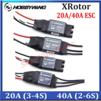 Hobbywing XRotor 20A 40A Brushless ESC 2-6S No BEC High Refresh XRotor Speed Controller For RC FPV Airplane UAV Drone Quadcopter
