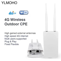 YLMOHO 4G Router WIFI Router Home Mobile hotspot 4G RJ45 WAN LAN WIFI modem Router CPE 4G WIFI router Ap with sim card slot