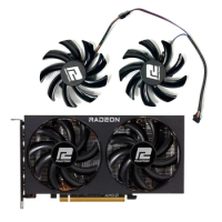 85mm New GPU fan POWERCOLOR RX 5700 XT 6500XT 6600 6600XT 5700XT 6700 6700XT Fighter Competitive versiGraphics Card Cooler fan