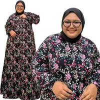 Zeba | Sabby Gamis Jumbo Daily Maxi Dress Rayon LD 120 130 140 150 Muat Wanita BB 70 sd BB 150 kg Mo