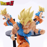 20cm Son Goku Super Saiyan Figure 50th Anniversary Edition Anime Dragon Ball Goku Dbz Action Figure Model Kids Gifts