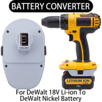 Battery Adapter for DeWalt Nickel Battery Tool Converter for DeWalt 18V Li-Ion Battery Converter Power Tool Accessory