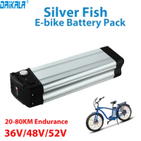 Silver Fish Ebike battery 36V 48V 52V 15Ah 20Ah for G-Hybrid City Bike Folding Bike E-bike Battery18650 lithium ion battery