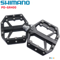 Shimano GR400 Pedal Flat Pedal 101 x 96 mm For Off Road Bike MTB Flat Footrest Pedal PD-GR400 With Original Shimano Box