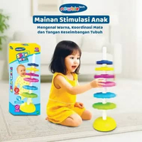 Mainan Bola Bayi Balita Newbietech Cotton Rolling Spin Wheel Mainan Motorik Edukasi Sensorik Murah D