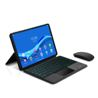 Keyboard Case For Lenovo Tab M10 Plus 10.3" 2019 Tablet TouchPad Bluetooth Keyboard Cases TB-X606F TB-X606M 10.3 Inch TPU Shell