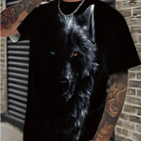 Kaos Pria Lengan Pendek Cetak 3D