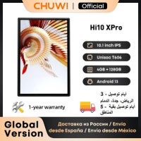 CHUWI Hi10X Pro 10.1 Inch 800*1280 IPS Screen Unisoc T606 4GB RAM 128GB ROM Tablets 2.4G/5G Wifi Android 13 Tablet PC 7000mah