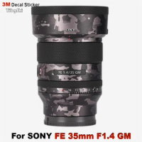 For SONY FE 35mm F1.4 GM Decal Skin Vinyl Wrap Film Camera Lens Body Protective Sticker Protector Coat FE1.4\35GM