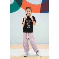 Áo thun hình dễ thương cho bé vải cotton  tay lỡ form rộng 7325