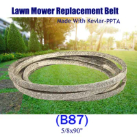 Make with Kevlar Mower Belt for A/YP 532174368, for J/ohn Deere M127523 (5 / 8x90) "B87